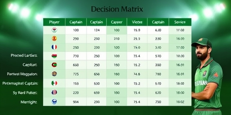 UltraWin Login captain decision matrix